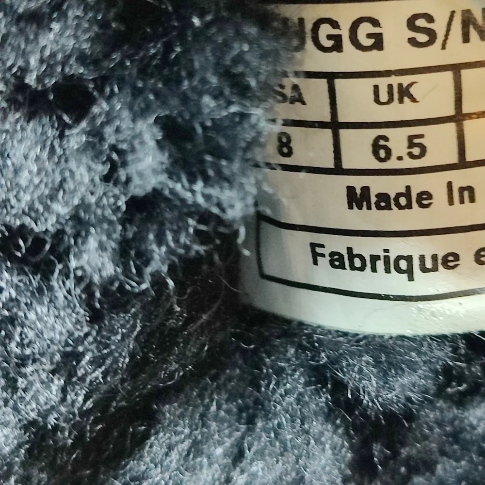 UGG Womens Bailey Button Fur Lined Sheepskin Winter Black Suede Ankle Boots Sz 8
